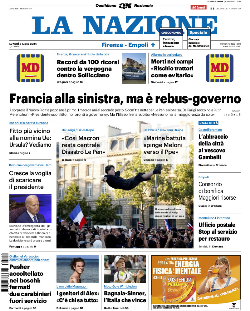 Prima-pagina-la nazione-edizione-di-oggi-20240708